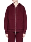 ALEXANDER WANG T Fleece lined zip hoodie