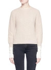 HELMUT LANG Extended cuff rib knit sweater