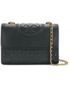 Tory Burch Fleming Convertible Shoulder Bag In Black