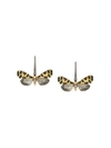 ASTLEY CLARKE 14kt gold Crimson Speckled Moth drop diamond earrings,40123BMUE12430621