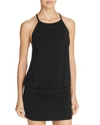 Laundry By Shelli Segal Blouson Cover-up Dress In Black
