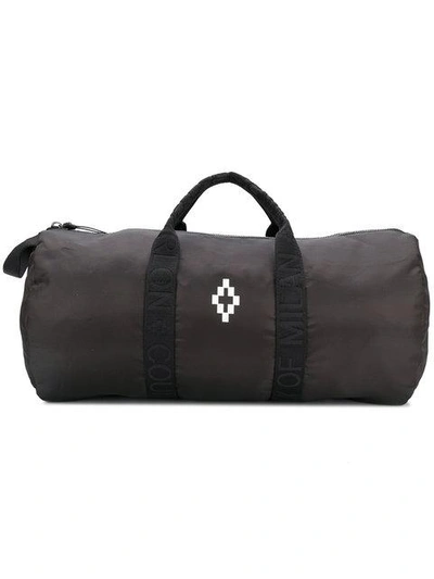 Marcelo Burlon County Of Milan Barrel Weekend Holdall In Black