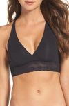 Natori Bliss Perfection Wireless Racerback Maternity/nursing Bra In Black