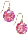 Kate Spade New York Shine On Gold-tone Crystal Drop Earrings In Red