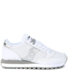 SAUCONY SNEAKER SAUCONY JAZZ LIMITED EDITION IN PIERCED WHITE LEATHER,60243-03-WHITE-SILVE