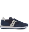 SAUCONY SNEAKER SAUCONY JAZZ IN BLUE SUEDE AND NYLON,2044-373-NAVY-OFFWHT