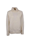 MICHAEL KORS DESTROYED SWEATER,MF76NDU773 110 WHITE