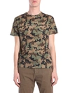 N°21 CAMOUFLAGE PRINTED T-SHIRT,F028 6364.0001