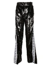 FAITH CONNEXION SEQUIN EMBELLISHED TRACK trousers,W1561T.00038 001 BLACK