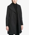 CALVIN KLEIN OVERSIZED-COLLAR WALKER COAT