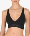 Natori Bliss Perfection Wireless Racerback Maternity/nursing Bra In Black