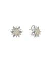 LAGOS STERLING SILVER & 18K GOLD STAR STUD EARRINGS WITH DIAMONDS,PROD202600173