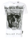 PHILIPP PLEIN Use printed T-shirt,MTK1444PJY002N12195174