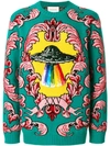 GUCCI SWEATER WITH UFO APPLIQUÉ,474616X5T6212390786