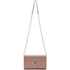 FENDI Pink 'F is Fendi' Chain Wallet Bag,8BS004 A0KK