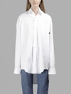 VETEMENTS VETEMENTS WOMEN'S WHITE OVERSIZE SHIRT