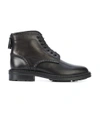 SAINT LAURENT Black William 25 Lace-Up Boots,STL36P59