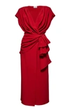 MAGDA BUTRYM DIABLO RED DRESS,1145186007.0