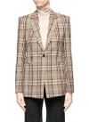 THEORY 'Power' virgin wool check plaid suiting jacket