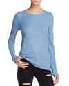 Atm Anthony Thomas Melillo Destroyed Wash Cotton Tee In French Blue