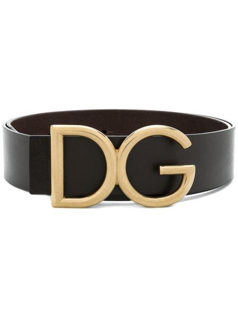 Dolce & Gabbana Dolce And Gabbana Black And Gold Dg Belt | ModeSens