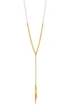 GORJANA LAGUNA ADJUSTABLE LARIAT NECKLACE,169-108-G