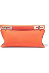 LOEWE Missy small textured-leather clutch