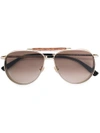 MCM MCM AVIATOR SUNGLASSES - METALLIC,MCM119S12435709