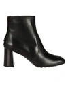 TOD'S ZIPPED ANKLE BOOTS,XXW0ZM0Q850GOCB999