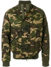 BALMAIN camouflage bomber jacket,W7H2055T146