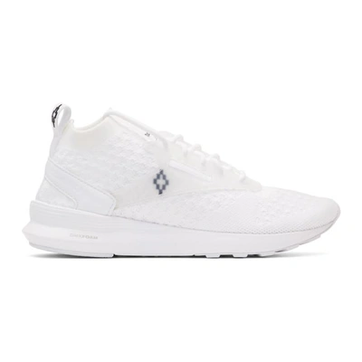 Marcelo Burlon County Of Milan White Reebok Classic Edition Zoku Runner Utlk Sneakers In In Collaboration With Reebok
