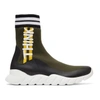 FENDI Multicolor Sock 'Think Fendi' High-Top Sneakers
