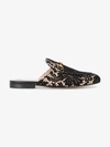 GUCCI GUCCI BLACK PRINCETOWN LACE MULES,4750949BY2012146693