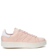 ADIDAS ORIGINALS STAN SMITH PINK LEATHER SNEAKER,BY2970