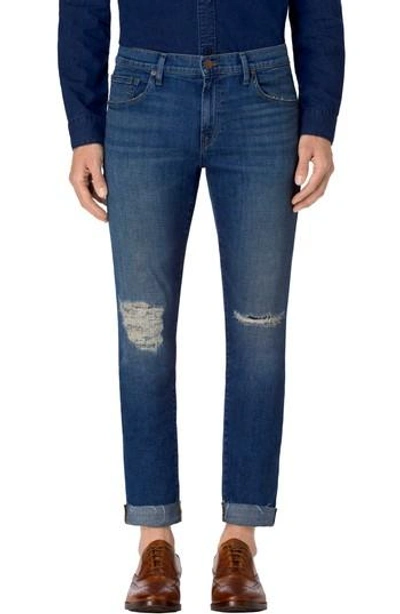 J Brand Men's Tyler Tapered Slim-fit Jeans With Distressing, Experiment