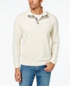 TOMMY BAHAMA MEN'S COLD SPRINGS REVERSIBLE MOCK-COLLAR SWEATER