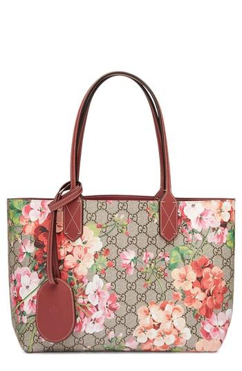 gucci small turnaround reversible leather tote