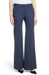 THEORY DEMETRIA 2 FLARE LEG GOOD WOOL SUIT PANTS,H0701235