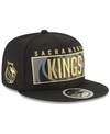 NEW ERA SACRAMENTO KINGS GOLDEN REFLECTIVE 9FIFTY SNAPBACK CAP