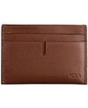 TUMI MEN'S LEATHER CARD CASE