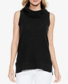 VINCE CAMUTO TWO BY VINCE CAMUTO HIGH-LOW TURTLENECK TOP