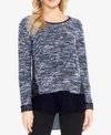 VINCE CAMUTO TWO BY VINCE CAMUTO LAYERED-LOOK SWEATER