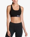 DKNY SPORT LOW-IMPACT LOGO SPORTS BRA