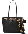 DKNY LARGE TOTE WITH SCARF, CREATED FOR MACY'S
