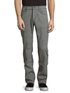 HUDSON Slim-Fit Textured Trousers,0400093171181