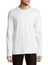 VINCE CLEAN JERSEY COTTON LONG-SLEEVE TEE,0400096157894