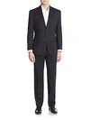 VINCE CAMUTO SLIM-FIT SOLID WOOL SUIT,0400088370038