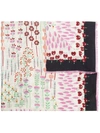 VALENTINO floral print scarf,NT0EB084FPM12356128