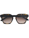 Mcm Tortoiseshell Oversized Sunglasses - Brown In Brown