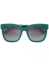 GUCCI square frame glitter sunglasses,GG0034S11970314